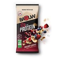 Barre protéinée Fruits Rouges - Cajou Bio - BAOUW