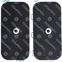 Electrodes Compex Sans Fil Rectangulaires 1 Snap