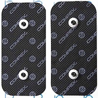 Electrodes Compex Sans Fil Rectangulaires 2 Snaps