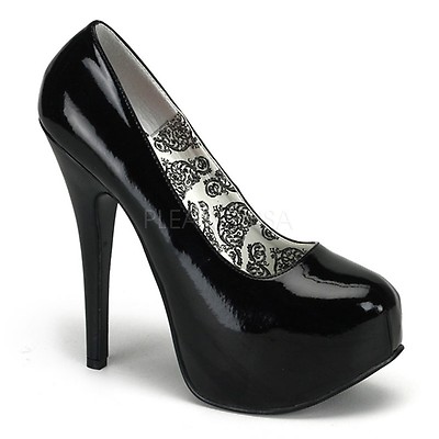 Plateau Pumps Pleaser Pink Label TEEZE 45W schwarz kaufen Plateau Pumps Pleaser Pink Label TEEZE 45W schwarz kaufen