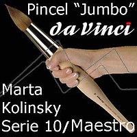 DA VINCI Pincel Serie 10 MAESTRO Tobolsky-Kolinsky, redondo
