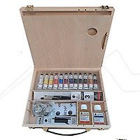  Daler Rowney Simply 122pcs Complete Artist Multi-Technique  Paint Set, Assorted Colours & Art Products, Art Gift Idea, Ideal for  Professional Artists & Students : Everything Else