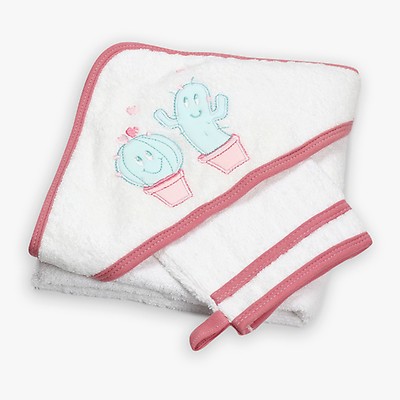 Cape De Bain Bebe Avec Capuche En Eponge Epaisse