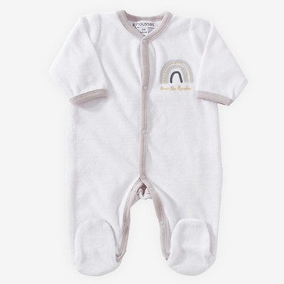 Pyjama Bebe Grenouillere Bebe En Velours Ou En Coton 0 A 24 Mois