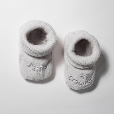 Chaussons Naissance En Velours Douillets Et Chauds