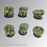 40mm Round Bases #1 Pack New Scibor Mini Bases  Ancient Ruins