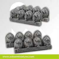 Lion Big Shields Scibor Miniatures 3 