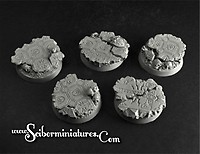2 Ruins 40 mm round bases Scibor Miniatures 