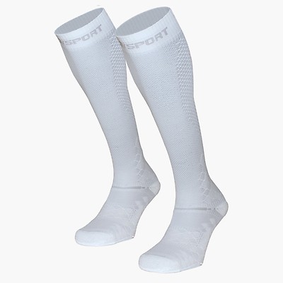 Chaussettes De Compression De Voyage, Idéales Pour Les Longs Vols - 14-17 MmHg, Taille 8-12, Noir