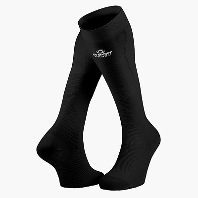 Chaussettes De Compression De Voyage - 14-17 MmHg - Taille 8-12 - Noires