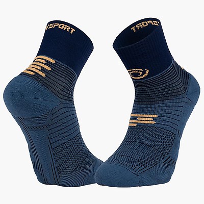 Champion - Lot De 3 Paires De Chaussettes Authentic Bleu Marine Blanc Rouge