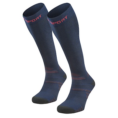 BV SPORT  Chaussettes de randonnée Double EVO bordeaux