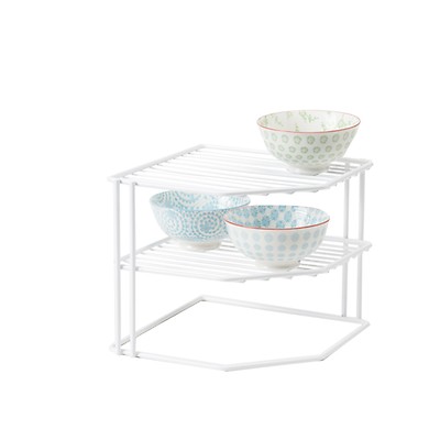 Metaltex Lot De 2 Porte-Couvercles à Suspendre - Organiseur Cuisine 23x7x42 Cm Argent