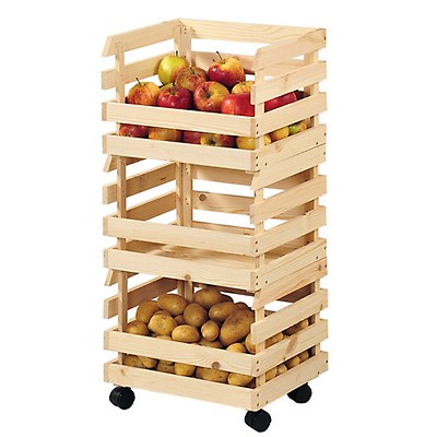 ARTECSIS Boîte Pomme de Terre - Blanc - Lot de 3 - | FindTheDeal