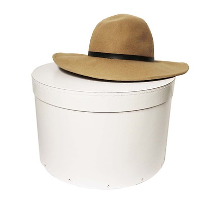 Grande boîte à chapeaux en carton noir - 36 cm diamètre - ON RANGE TOUT