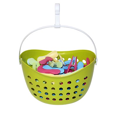 Lot De 24 Pinces à Linge Noires KEPLIN - Plastique Durable, Ressort Solide, Résistantes Aux UV