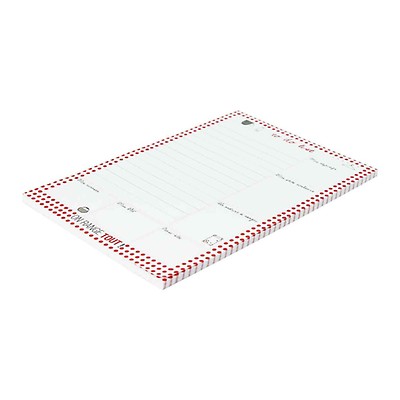 Tableau blanc avec planning mensuel effaçable à sec - 35x35 - ON RANGE TOUT