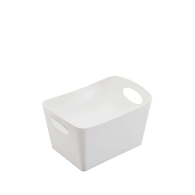 Bacs De Rangement Com-fort - Lot De 3 Plateaux Rectangulaires Blancs | Pour Frigo, Maison Et Bureau