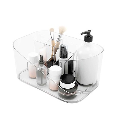 Organisateur De Maquillage Avec Tiroir - 6 Compartiments - Personnalisable Et Imperméable - Pour Coiffeuse