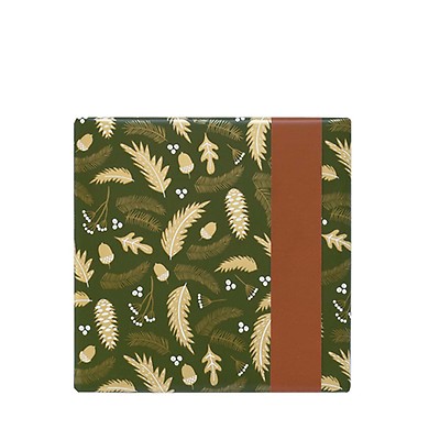 RUSPEPA Rouleau de papier cadeau de Noël en papier kraft - Mini rouleau - Motif animaux de Noël pour l'emballage de cadeaux de fête - 43,2 cm x 10 m
