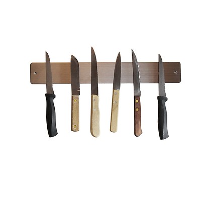 Barre aimantée pour ranger de 6 à 10 couteaux de cuisine