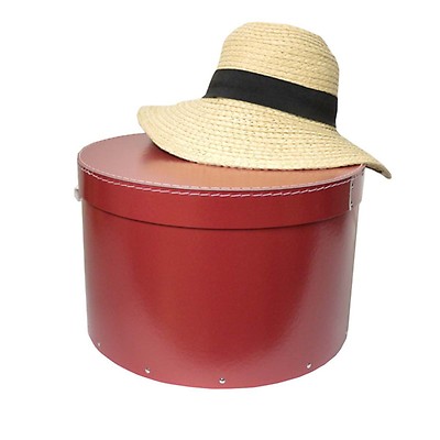 Boîte à chapeau en carton blanc - 34 cm - ON RANGE TOUT