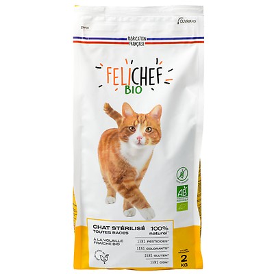 Acheter Croquettes Sans Cereale Chat Sterilises Bio Sur Kazidomi