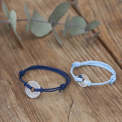 Duo De Bracelets Personnalises Papa Enfant Les Petits Raffineurs