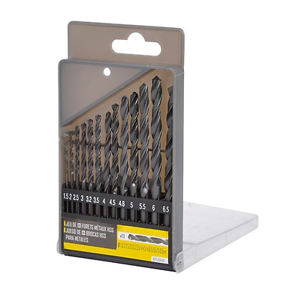 Coffret De 19 Forets HSS Acier Rapide - Boîte Métal - Neuf Sous Emballage D'origine