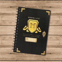 Trousse Harry Potter Poudlard Multipoche Noir et Doré sur Logeekdesign