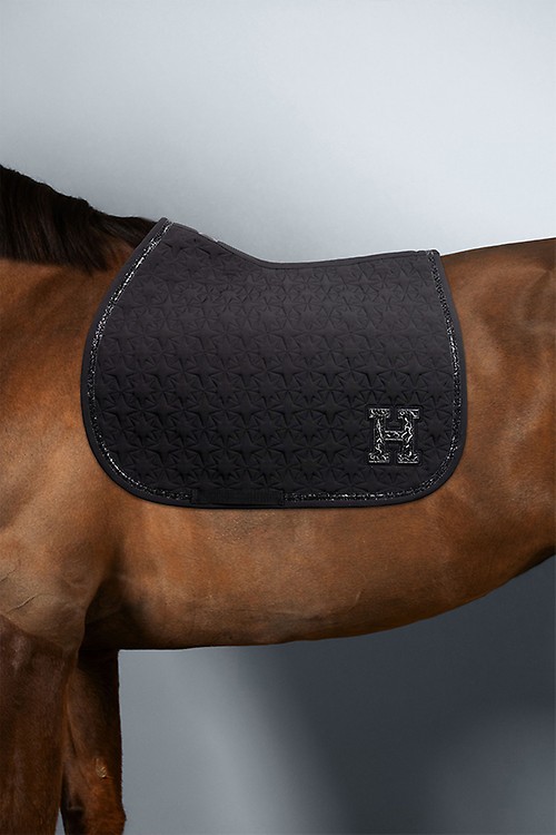 Tapis de selle Softy gris foncé Equithème | OHLALA