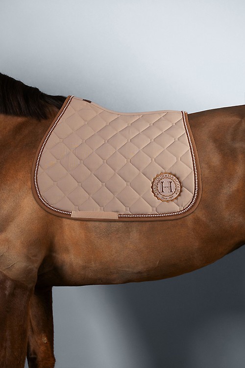 Tapis de selle velours moutarde KENTUCKY HORSEWEAR