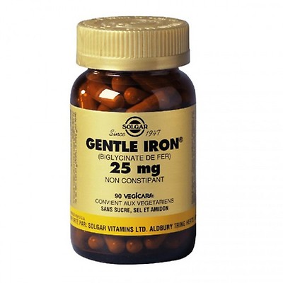 Solgar Gentle Iron Fer Doux 25mg 90 Gelules