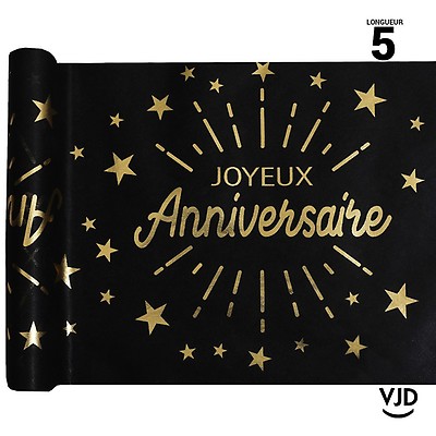 Chemin de table or 18e anniversaire, chemin de table en aluminium  étincelant 18e anniversaire, vaisselle d'anniversaire 18 ans, vaisselle 18e  anniversaire 5m -  France