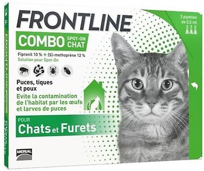 Frontline Tri Act Chiens 10 Kg 3 Pipettes