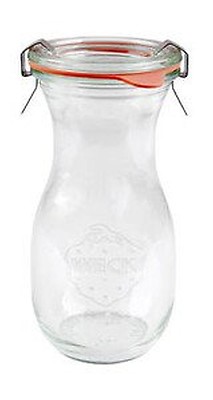 Weck Mini-Sturzglas 80 ml (Einmachglas) o. Klammern u. Gummi 080