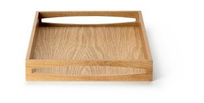 Continenta Tablett 54 42 x 5 x Holz rechteckig cm