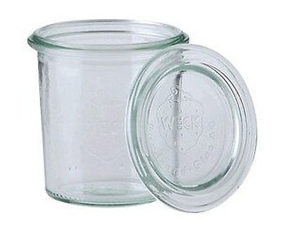 Weck Mini-Sturzglas 80 ml (Einmachglas) o. Klammern u. Gummi 080