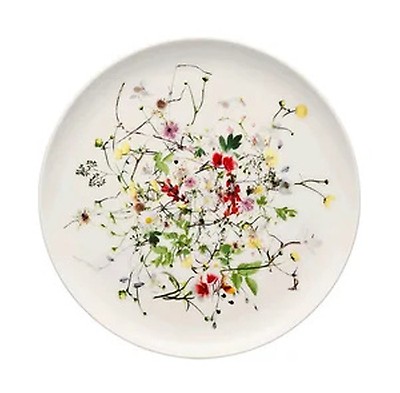 Rosenthal Brilliance Fleurs Sauvages Teller 34 Cm – Mit Wildblumen-Dekor, Elegantes Geschirr Für Den Besonderen Tisch