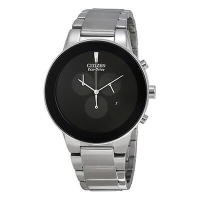 Citizen Eco Drive Chronograph Black Dial Men's Watch At4008-51e At4008 