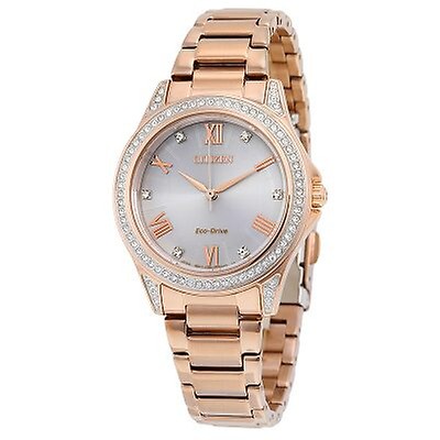 Citizen Stiletto Eco-Drive White Dial Ladies Watch AR3076-08A AR3076 ...