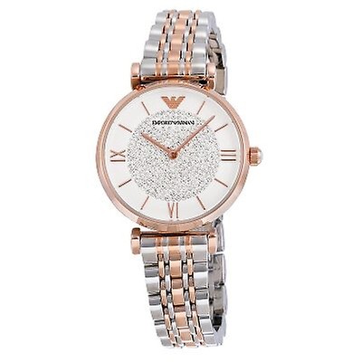 Emporio Armani Classic Mother of Pearl Dial Ladies Watch AR1909 AR1909 ...