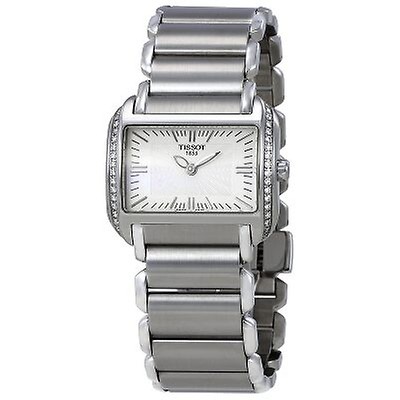 Tissot T-Wave Mother of Pearl Ladies Watch T02.1.285.82 T02.1.285.82 ...