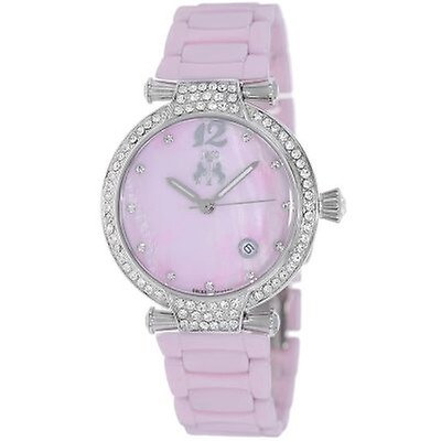 Gucci G-timeless Diamond Mother of Pearl Dial Ladies Watch YA126510 ...