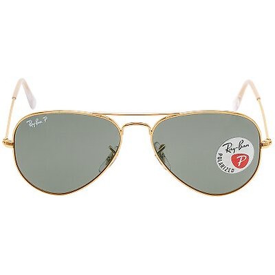 Ray-Ban Original Aviator Matte Gold Brown Gradient Sunglasses RB3025 ...