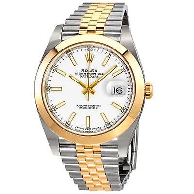 rolex datejust 41 jubilee silver dial