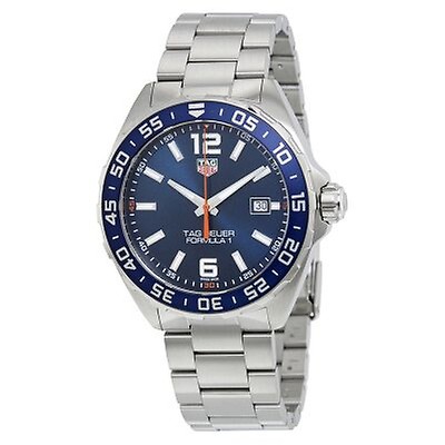 formula 1 chronograph blue dial men's watch
