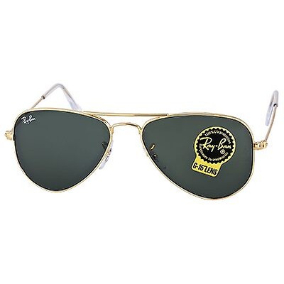 Ray-Ban Aviator Arista Green with Mirrored Lenses 58 mm Sunglasses ...