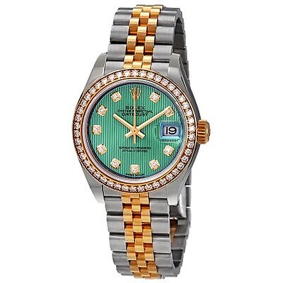 Rolex Lady-Datejust Pearlmaster Mother Of Pearl Dial 18K Everose Gold ...