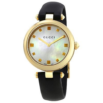 Gucci Diamantissima Mother of Pearl Dial Ladies Watch YA141505 YA141505 ...